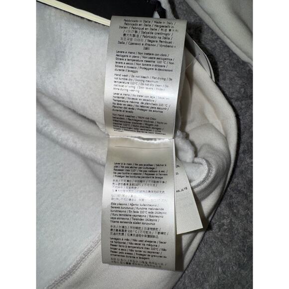 Fendi Roma Mania Fila All Over Logo White Blue Red Sweatshirt Hoodie Large L - Picture 15 of 16